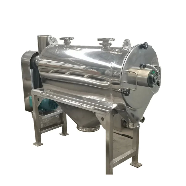 Stainless Steel 304 Horizontal Airflow Screen Centrifugal Screener For Mica Powder