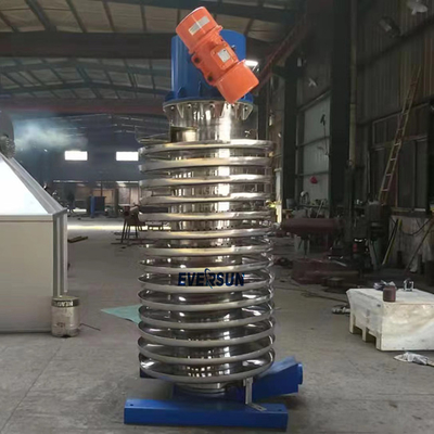 Enclosed Spiral Lifter Vertical Conveyor Spiral Elevator For Powder Granules