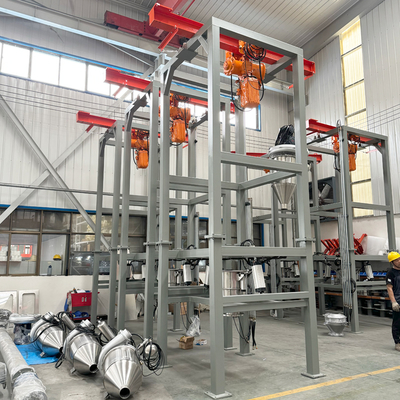 Gravity Unloading and Vibration-Assisted Bulk Bag Unloader for Chemical and Building Materials