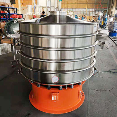 Vibratory Screening Machine with Adjustable Outlet Angle for Dry and Wet Material Processing in Powder Production Lines