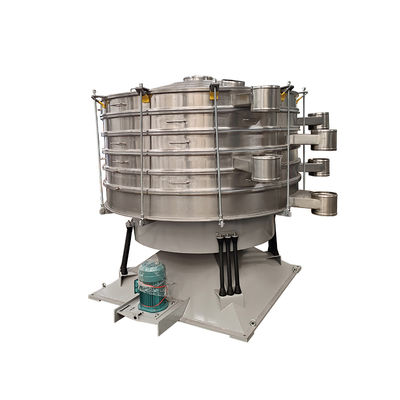 Горизонтальное круговое и вертикальное движение вверх-вниз имитирует ручное просеивание для равномерного распределения материала