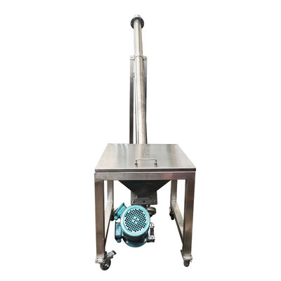 Шнековый конвейер с винтовой лопастью для непрерывного перемещения порошкообразных гранул и мелкокусковых материалов