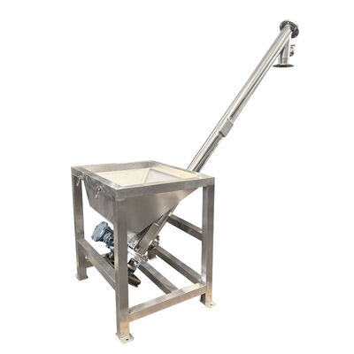 Шнековый конвейер с винтовой лопастью для непрерывного перемещения порошкообразных гранул и мелкокусковых материалов